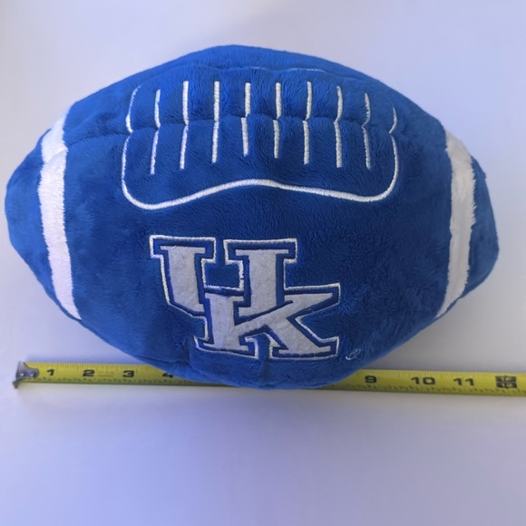 UK Kentucky Plush Football With Plush Wildcat Mascot Inside SEC - Picture 2 of 7